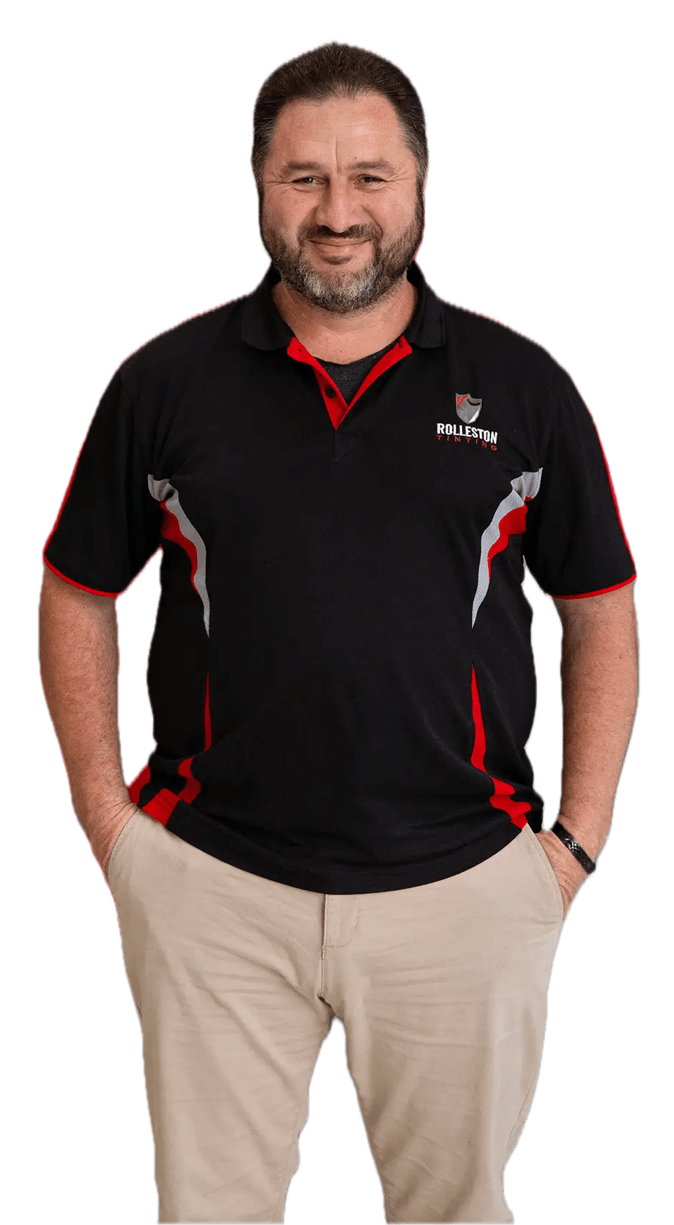 Rolleston Tinting team member serving automotive and architectural tinting customers in Canterbury